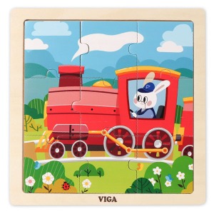 VIGA 9피스 퍼즐 - 기차하바24
