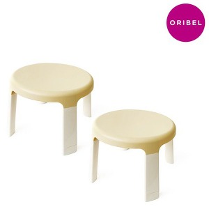 오리벨 쏘서 투 테이블 의자(2P)-크림베이지하바24