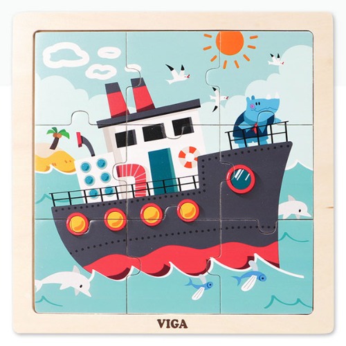 VIGA 9피스 퍼즐 - 배하바24