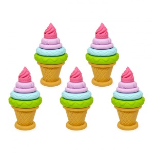 소프트 아이스크림 만들기 세트 25p+교구 바구니 1개(색상 임의)하바24